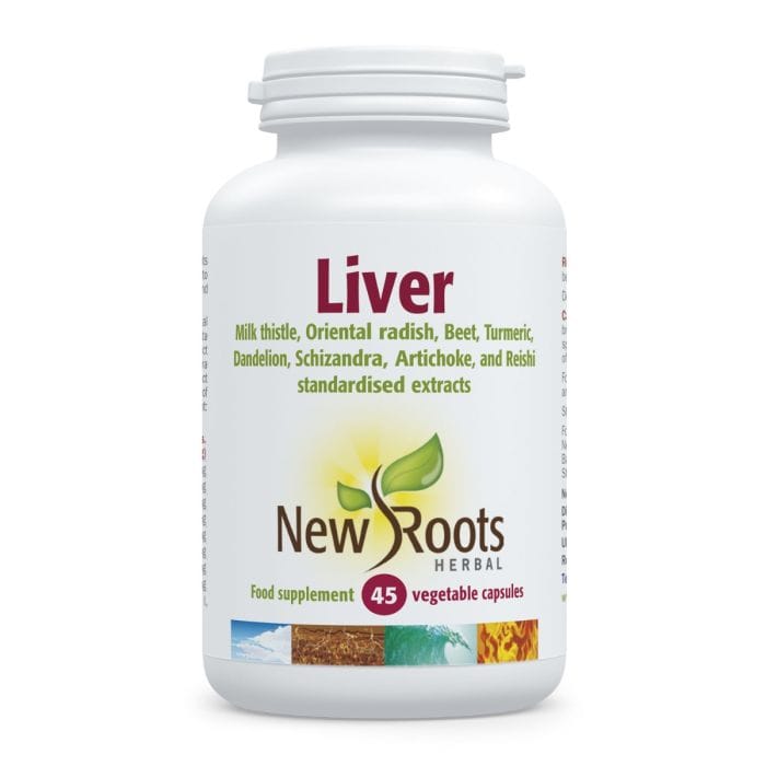Foie à base de plantes New Roots – 45 gélules