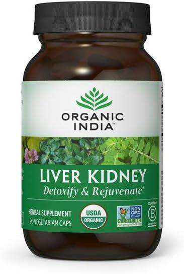 Liver Kidney (90 Capsules) - Organic India - EMER - welzo