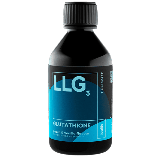 LLG3 Liposomal Glutathione (Peach & Vanilla Flavour) 240ml – Lipolife - welzo