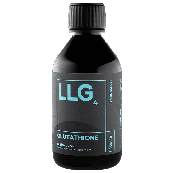 LLG4 Liposomal Glutathione (Unflavoured) 250ml - Lipolife - welzo