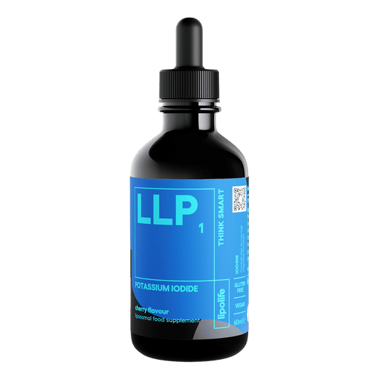 LLP1 Liposomal Potassium Iodide (cherry) 60ml - Lipolife - welzo