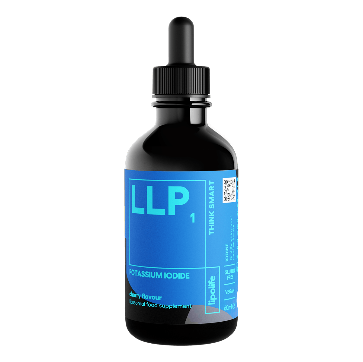 LLP1 Liposomal Potassium Iodide (cherry) 60ml - Lipolife - welzo