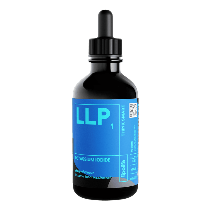 LLP1 Liposomal Potassium Iodide (cherry) 60ml - Lipolife - welzo