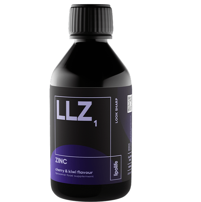 LLZ1 Liposomal Zinc (250ml) - lipolife - welzo