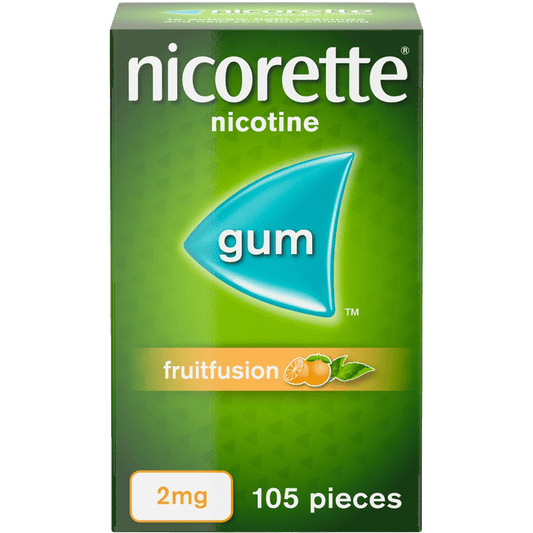 Nicorette? Fruitfusion 2mg Gum Nicotine 105 Pieces (Stop Smoking Aid) - welzo