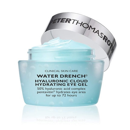 Peter Thomas Roth Water Drench Hyaluronic Cloud Hydrating Eye Gel with Caffeine for Fine Lines Wrinkles Under-Eye Puffiness and Dark Circles