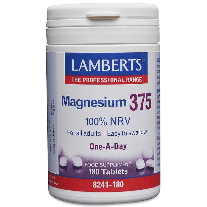 Lamberts Magnesium 375 Tablets Pack of 180 - welzo