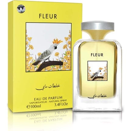 Fleur 100ml Eau de Arabian Parfum Fresh Floral Fragrance Long Lasting Effect Natural Spray Vaporizer for Men and Women Unisex