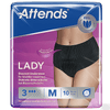 Attends Lady Discreet Underwear 3 Medium Pack of 10 - welzo