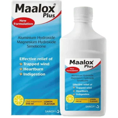 Maalox Plus Suspension 250ml - welzo