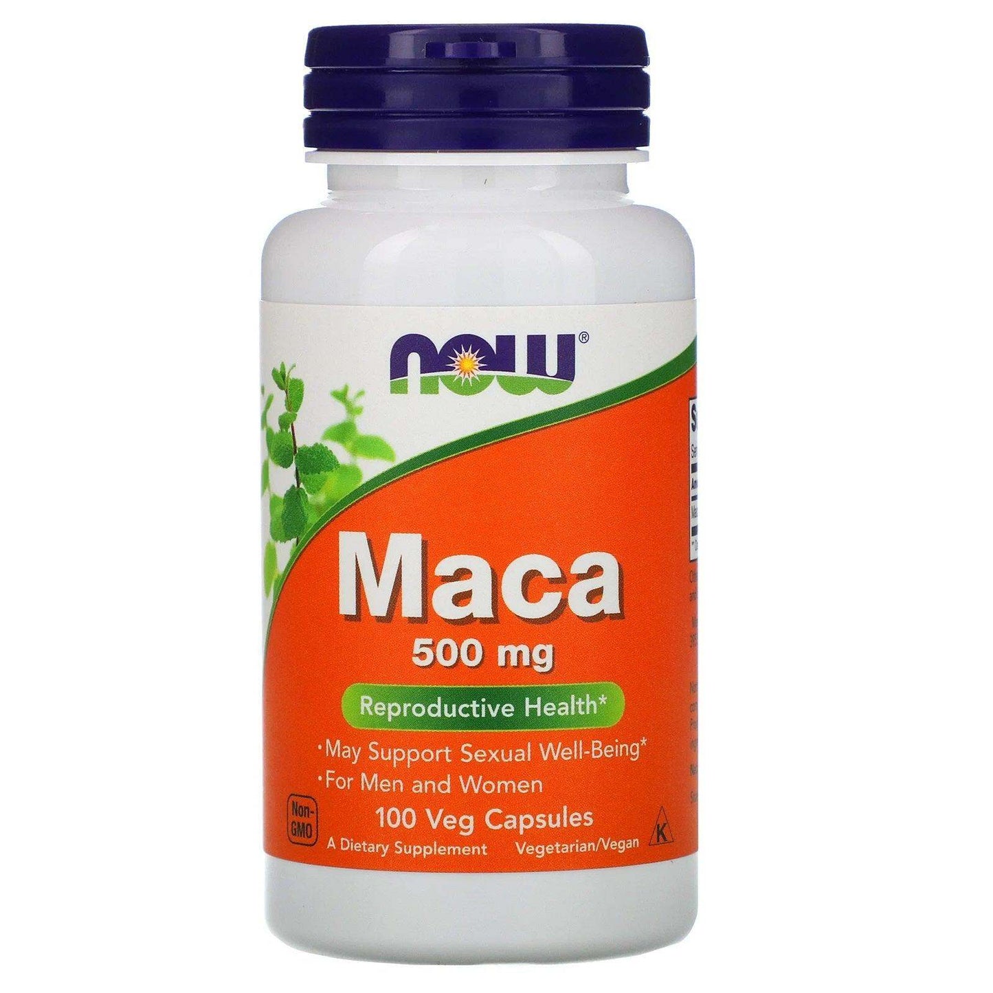 Maca 500mg 100 Veg Capsules - Now Foods - welzo