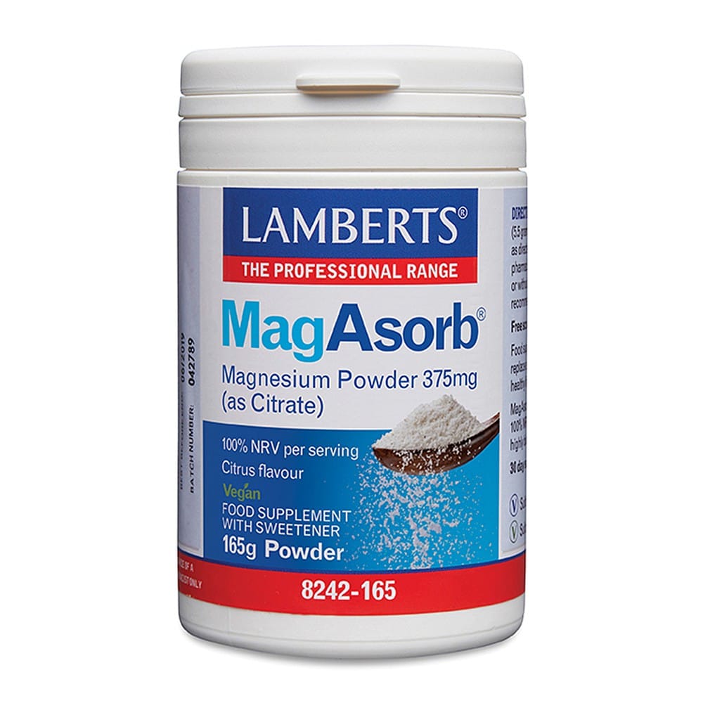Lamberts MagAsorb Powder 375mg Magnesium – 165 g – image 4
