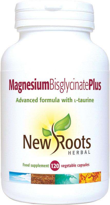 Magnesium Bisglycinate Plus (120 capsules) - New Roots Herbal - welzo