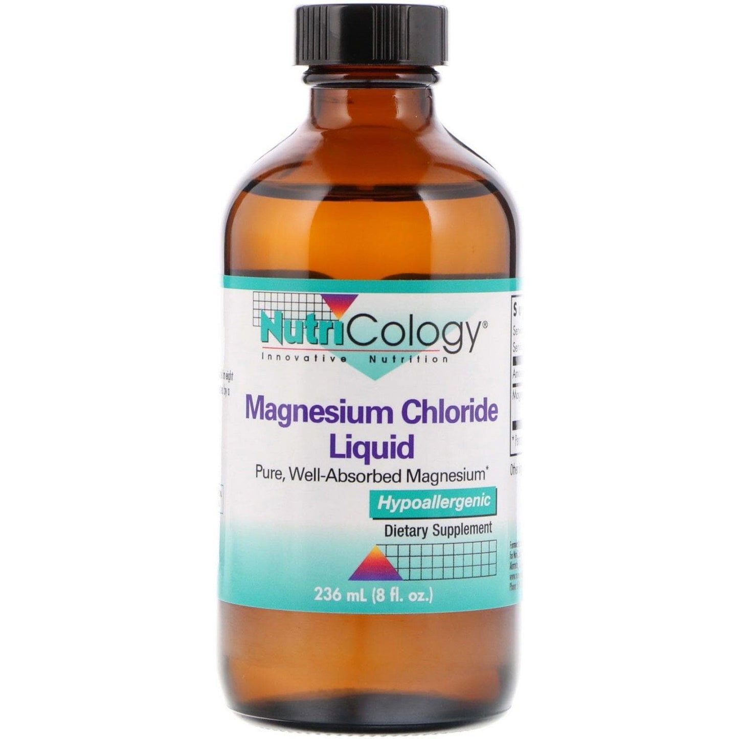 Magnesium Chloride Liquid, 236ml - Nutricology / Allergy Research Group - welzo
