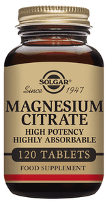 Magnesium Citrate - 120 Tablets - Solgar - welzo