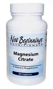 Magnesium Citrate (90 capsules) - New Beginnings - welzo