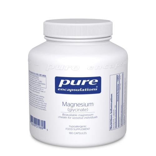 Magnesium (glycinate) 120mg 180 caps - Pure Encapsulations - welzo