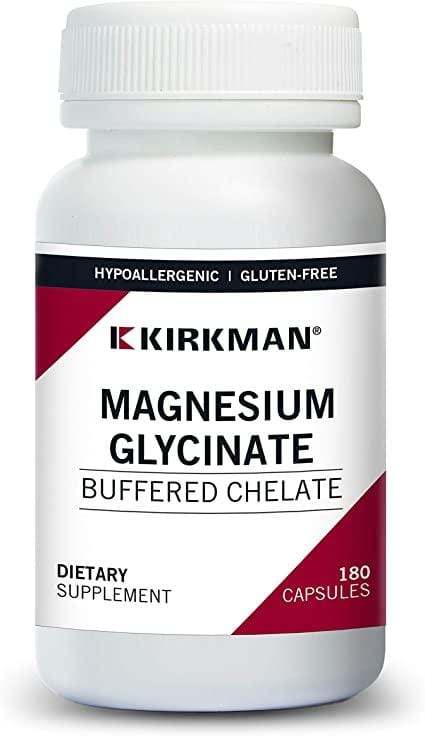 Magnesium Glycinate Buffered Chelate - 180 Caps - Kirkman - welzo