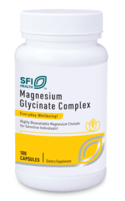 Magnesium Glycinate Complex 100mg, 100 Capsules - Klaire Labs - welzo