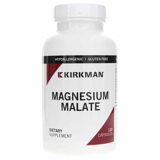 Magnesium Malate 160mg (120 capsules) - Kirkman Laboratories - welzo