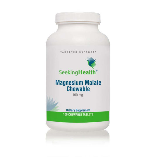 Magnesium Malate Chewable (Active Magnesium) 100 Chewable Tablets - Seeking Health - welzo