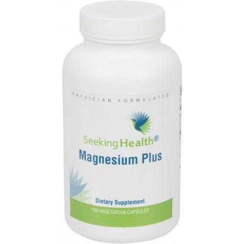 Magnesium Plus - 100 Vegetarian Capsules - Seeking Health - welzo