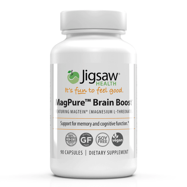 MagPure™ (Magtein) Brain Boost - 90 Capsules - Jigsaw Health - welzo