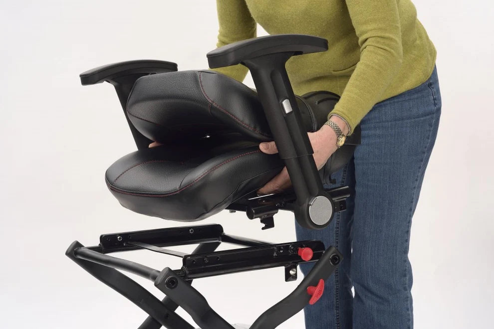 Maximo Plus Folding Mobility Scooter - 6 km / h legale, leichte, 12 -Meilen -Reichweite mit Lithiumbatterie