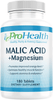Malic Acid + Magnesium - 1200 Mg, 180 Tablets - ProHealth - welzo