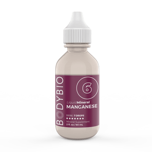 Manganese #6 Liquid Mineral - 2 oz - BodyBio - welzo
