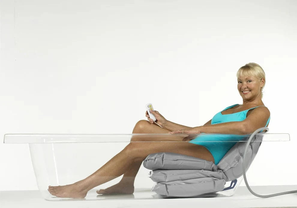 Airflo 12 Inflatable Bath Cushion – Lightweight Battery-Powered Bath Lift with Safety Control