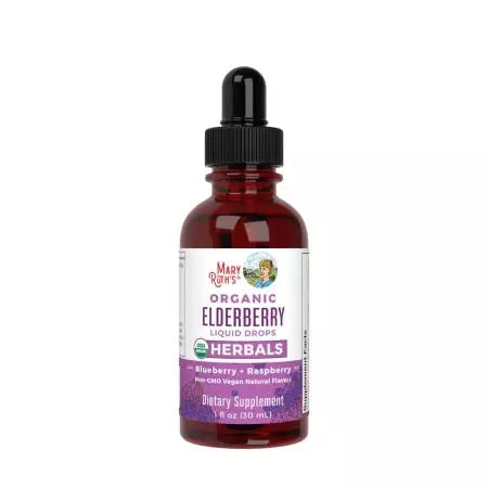 Maryruth Elderberry Drops (Blueberry + Raspberry) 1 oz