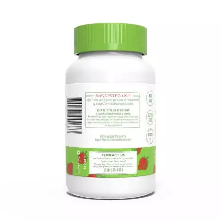 Maryruth Vitamin D3 + B12 60 Gummies (fraise)