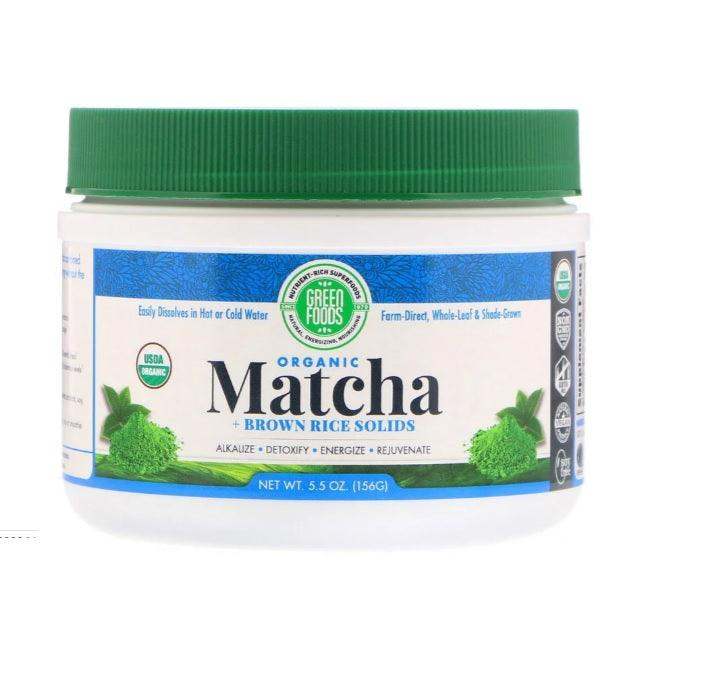 Matcha Green Tea Energy Blend, 156 g - Green Foods - welzo