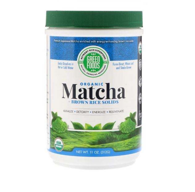 Matcha Green Tea Energy Blend, 312 g - Green Foods - welzo