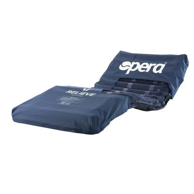 Relieve Overlay Air Pressure Relief Mattress System – Alternating Air Cells for Pressure Sore Prevention (Medium Risk, 5" Depth, 23st Max User Weight)