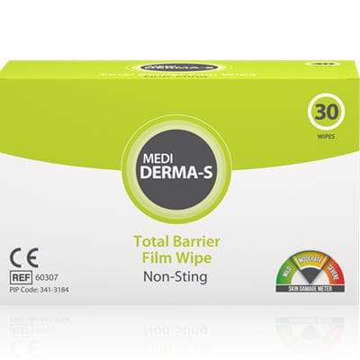 Medi Derma-S Total Barrier Film Wipes Pack of 30 - welzo