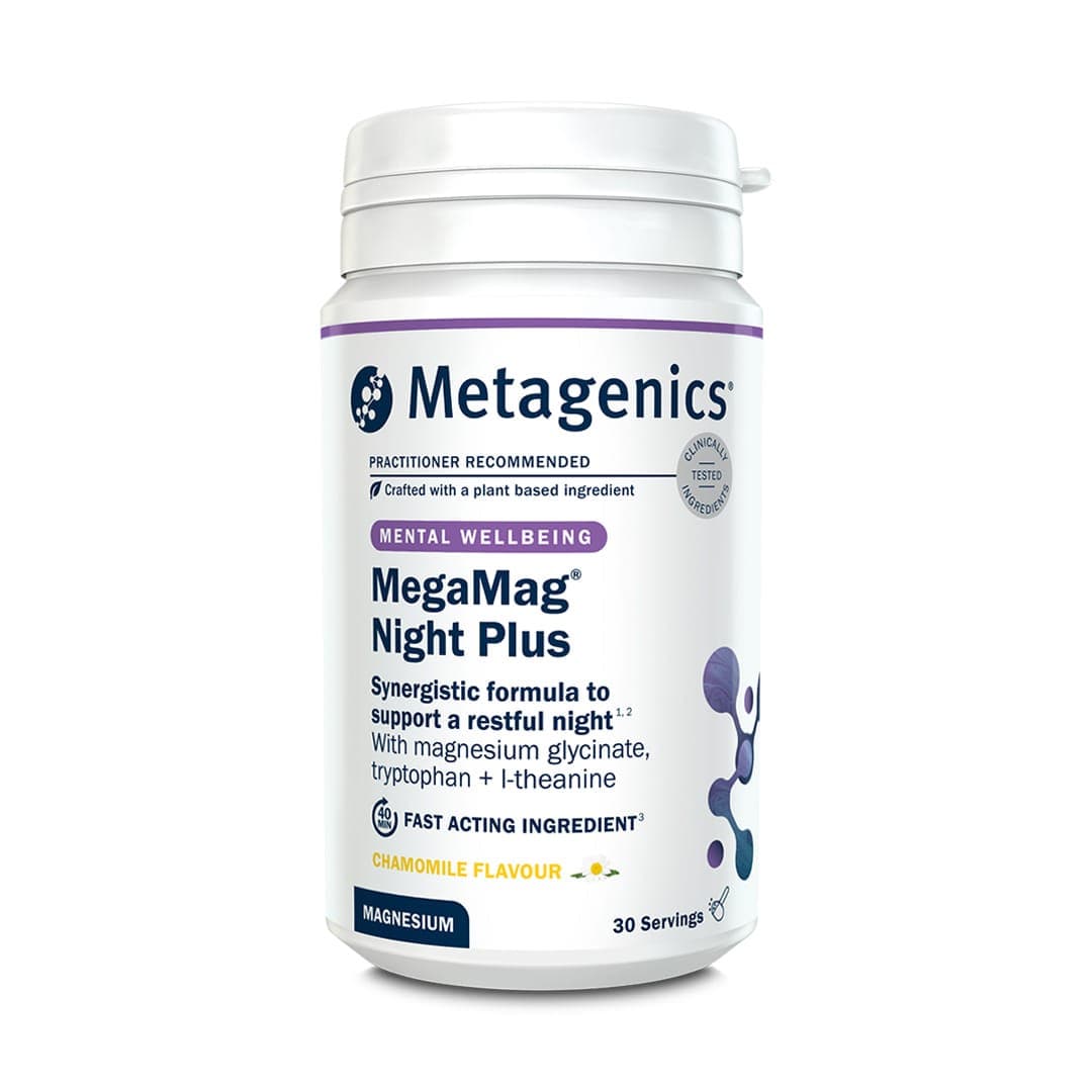 Metagenics MegaMag Night Plus Magnesiumpulver – 30 Portionen – Bild 3