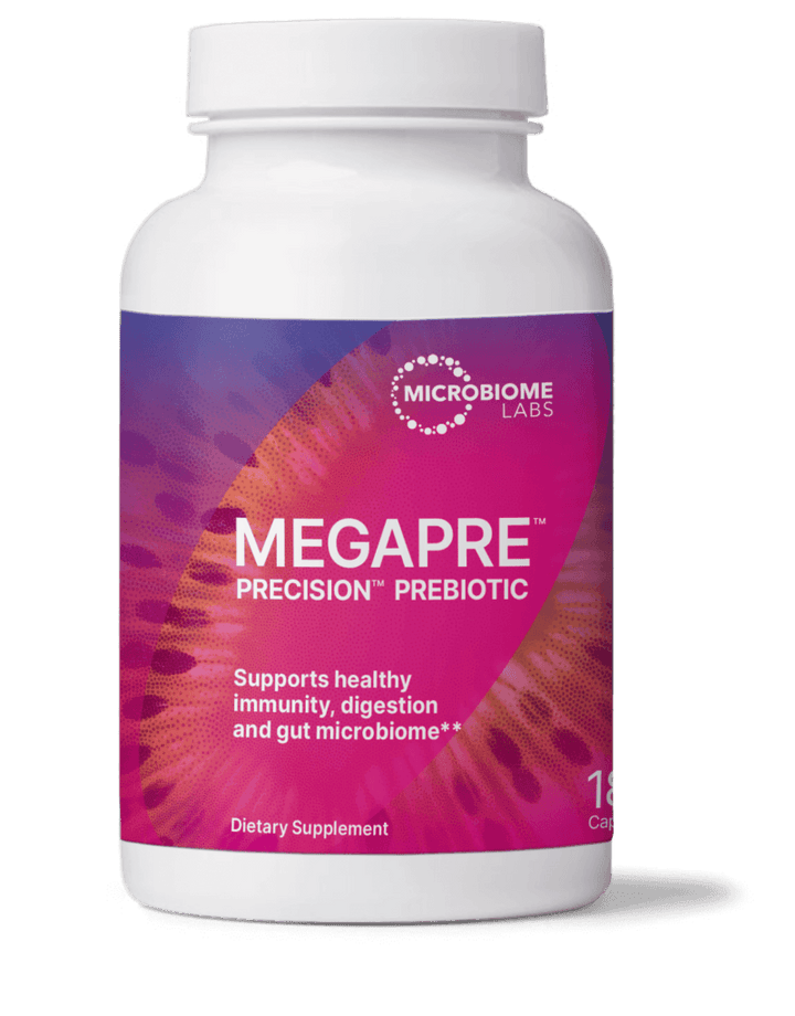 MegaPre Precision Prebiotic (180 capsules) - Microbiome Labs - welzo