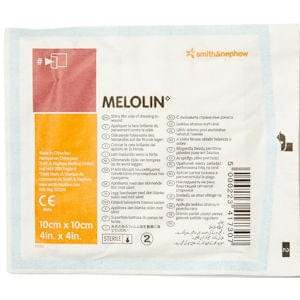 Melolin Low Adherent Absorbent Dressing 10cm x 10cm - welzo