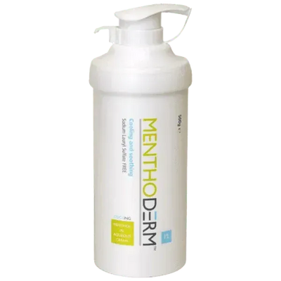 Menthoderm 1% Menthol in Aqueous Cream Pump 500g - welzo