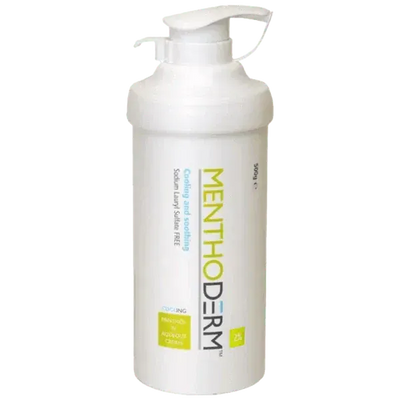 Menthoderm 2% Menthol in Aqueous Cream Pump 500g - welzo