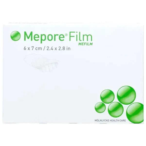 Mepore Adhesive Film Dressing 6cm x 7cm Pack of 10 - welzo