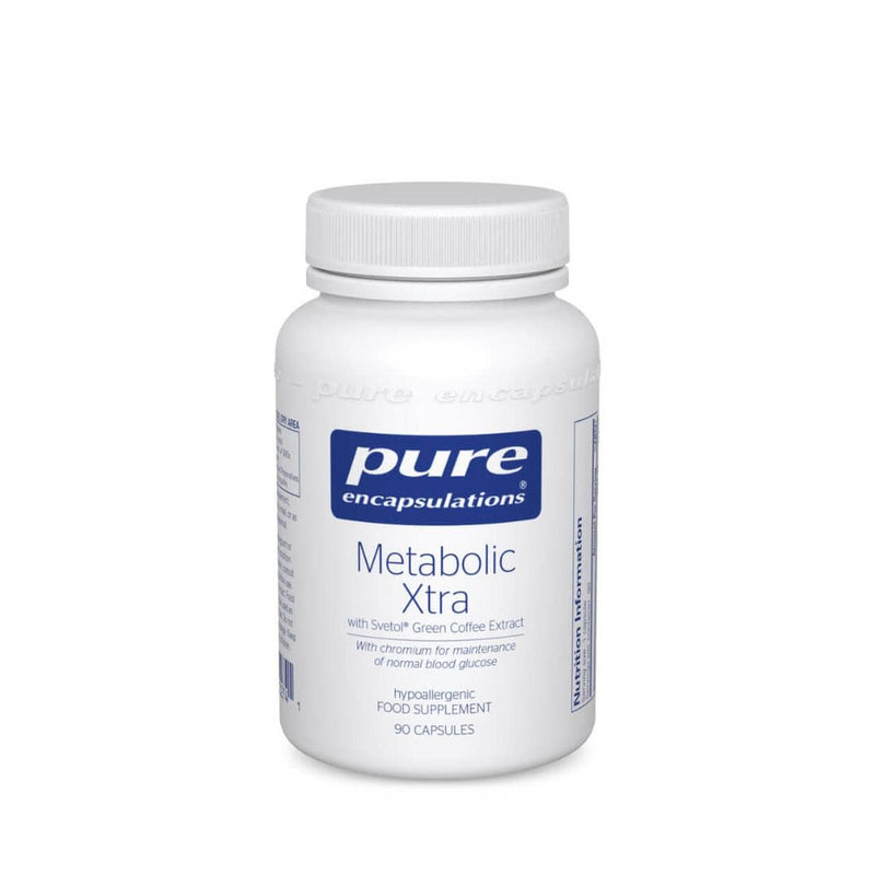 Metabolic Xtra with Svetol® Green Coffee Extract, 90 capsules - Pure Encapsulations - welzo