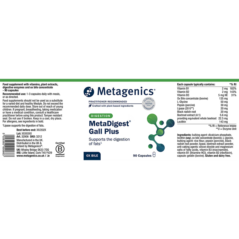 Gall Plus 90 Tablets - Nutri Advanced
