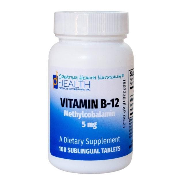 Methyl B12 5000mcg, 100 tablets/lozenges - Health Products Distributors - welzo