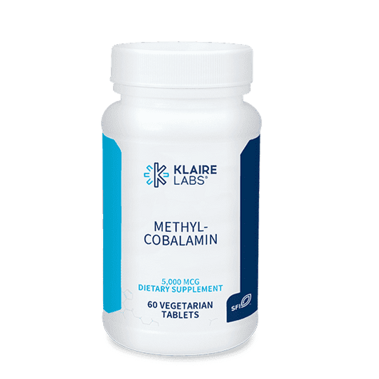 Methylcobalamin 5000mcg, 60 Tablets - Klaire Labs - welzo