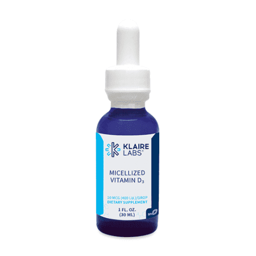 Micellized Vitamin D3 400 IU, 30ml - Klaire Labs - welzo