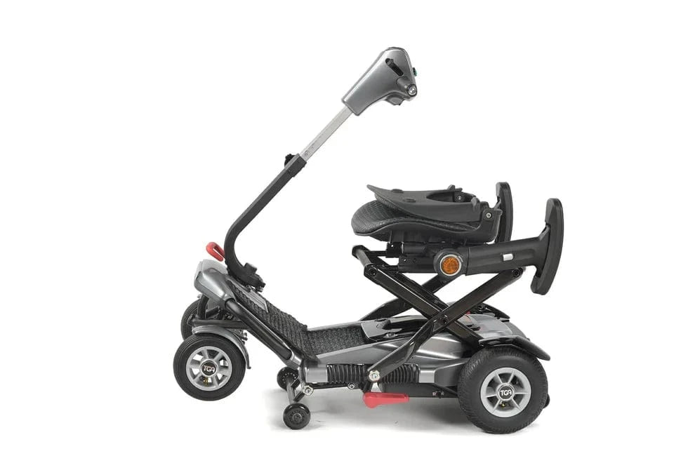 Scooter mobilità MIMINO AUTOFOLD 4 MPH - Scooter di viaggio a piegatura automatica leggera, gamma di 10 miglia