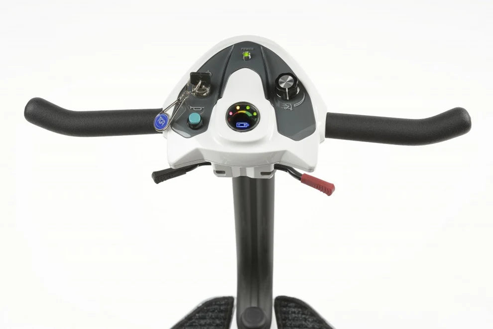 Minimo Plus Folding Mobility Scooter - Leichter tragbarer Roller mit pneumatischen Reifen und 12 Meilen Reichweite